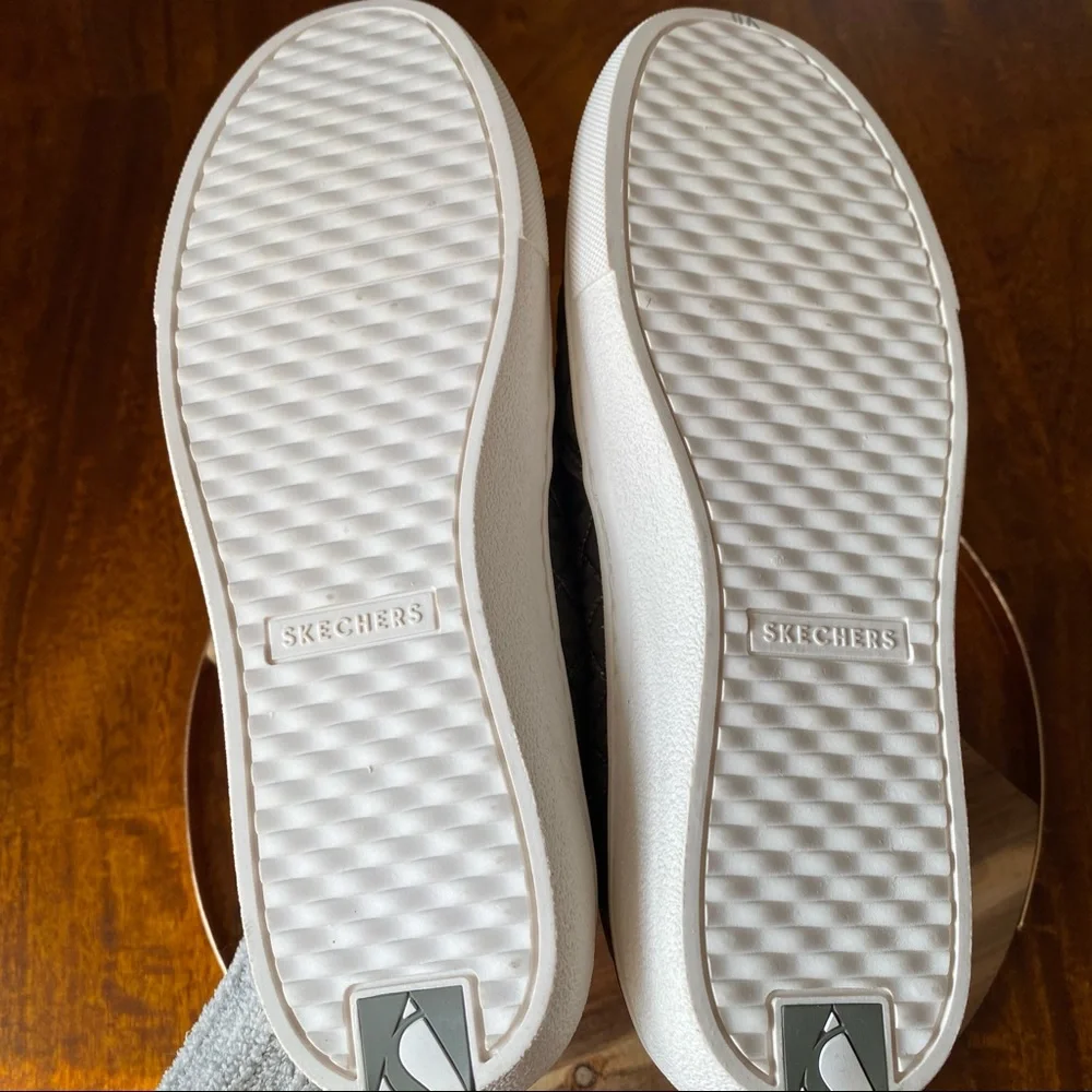 Sketchers Street Goldie-Nylon Quilted Sneaker - Picture 6 of 7